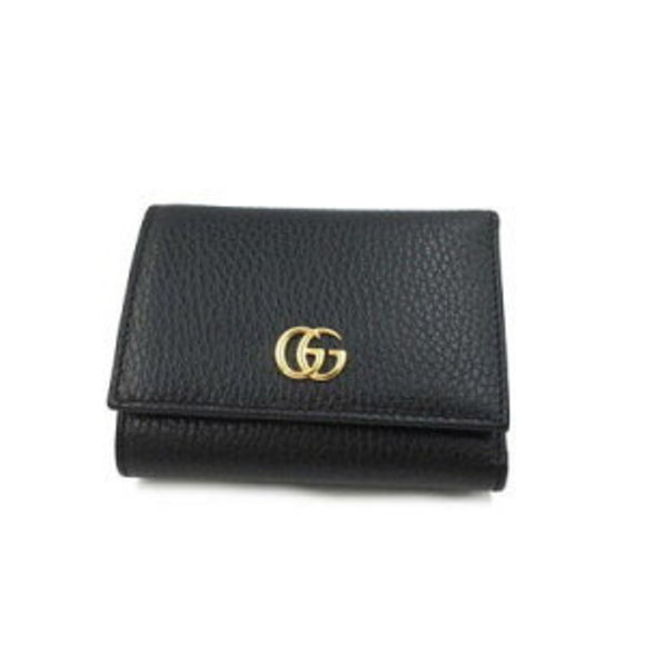 Gucci Leather Wallet Black Tri - Picture 1 of 7